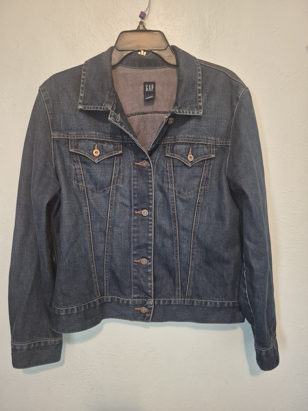 GAP Women's Dark Indigo Denim Jacket
